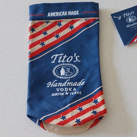 NEW - Tito's Set of 2 Canvas Craft Vodka Drawstring Bags - Picture 4 of 9